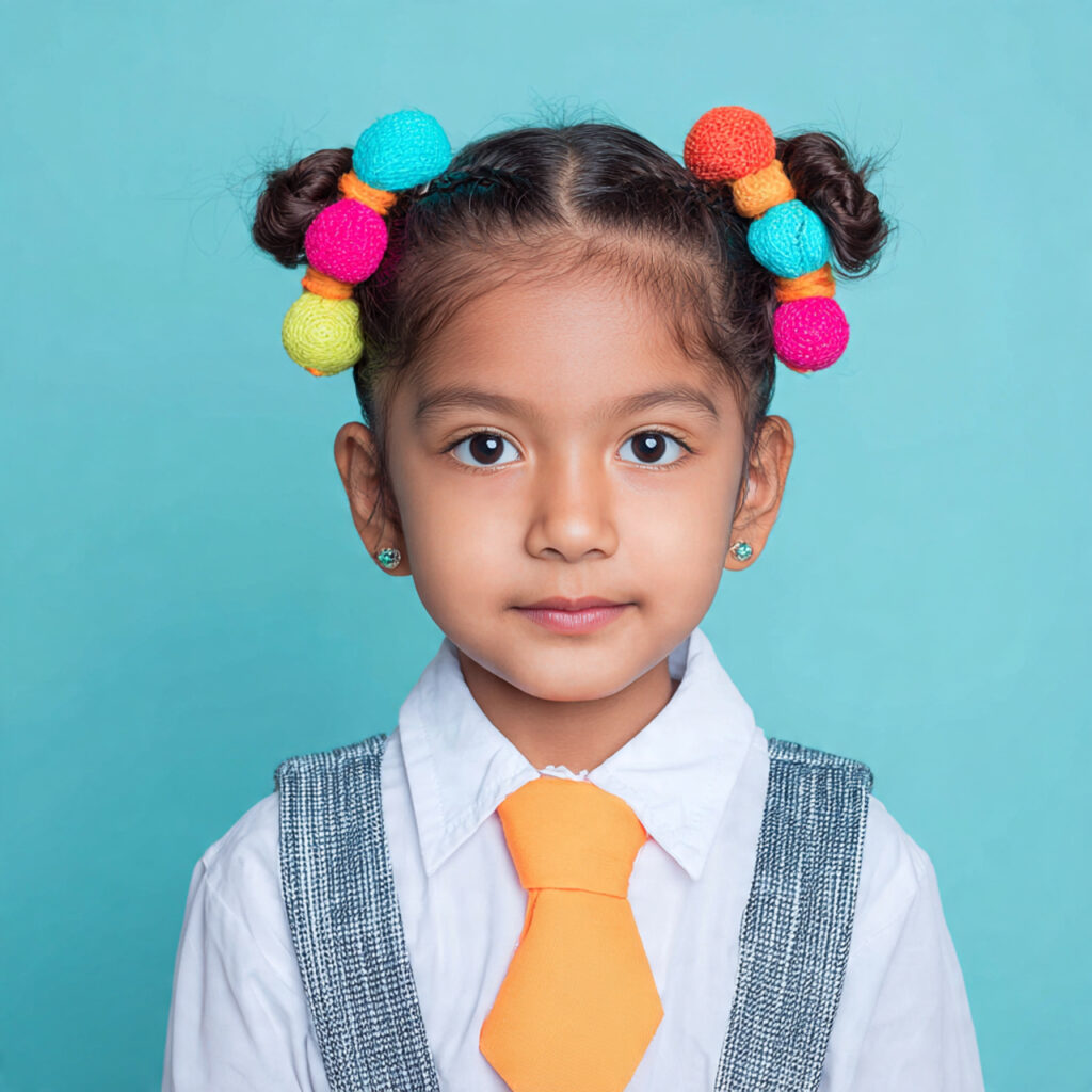 School Hairstyles Ideas for Hair with Accessories