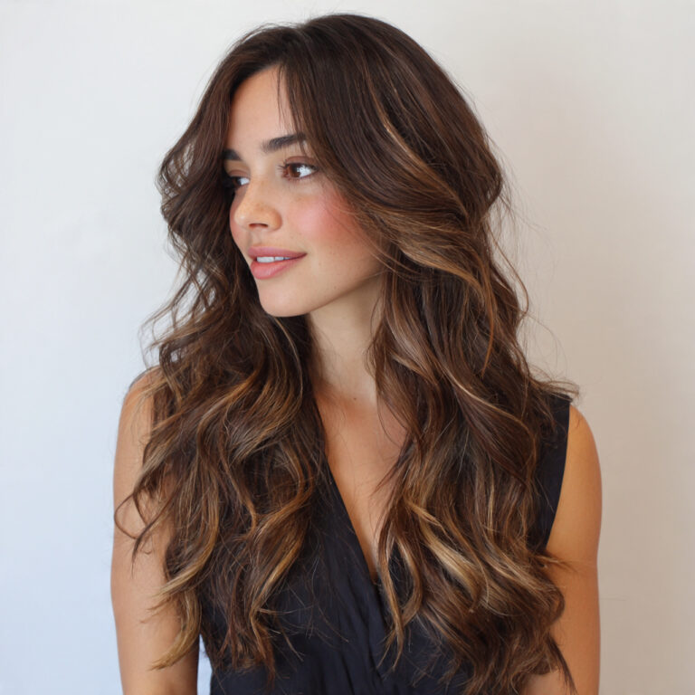 Brunette Balayage Hairstyle
