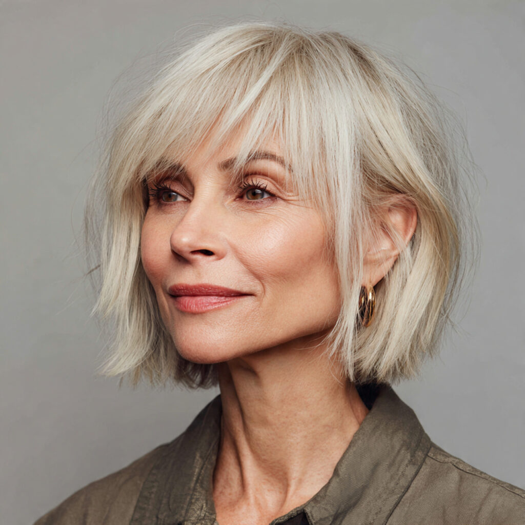 Face-Framing Bob Ideas for Women Over 50