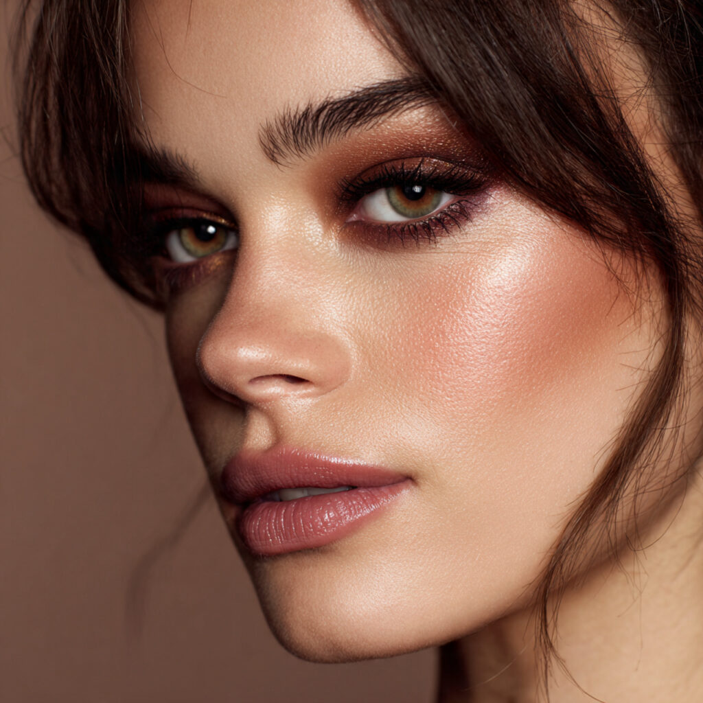 Deep Caramel Melt on Brown Hair Idea