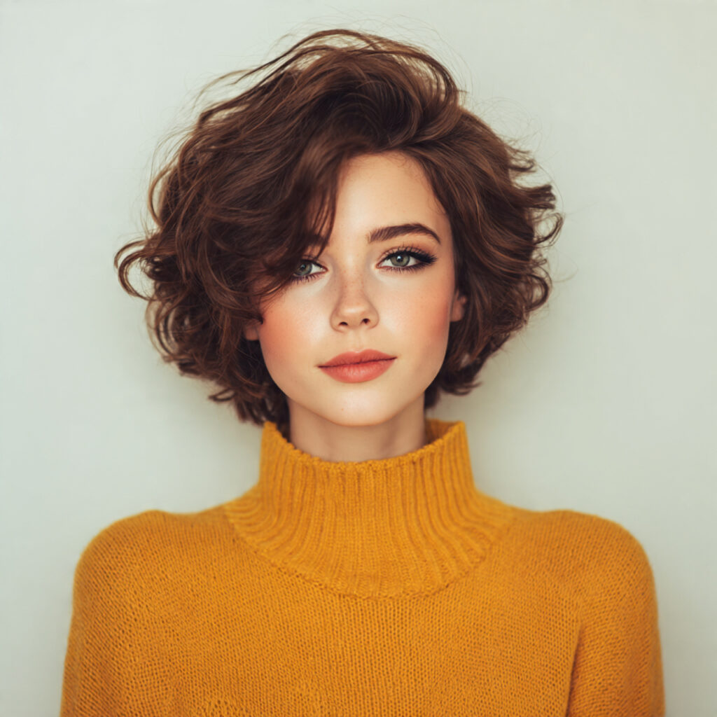 Voluminous Kitty Haircut Idea