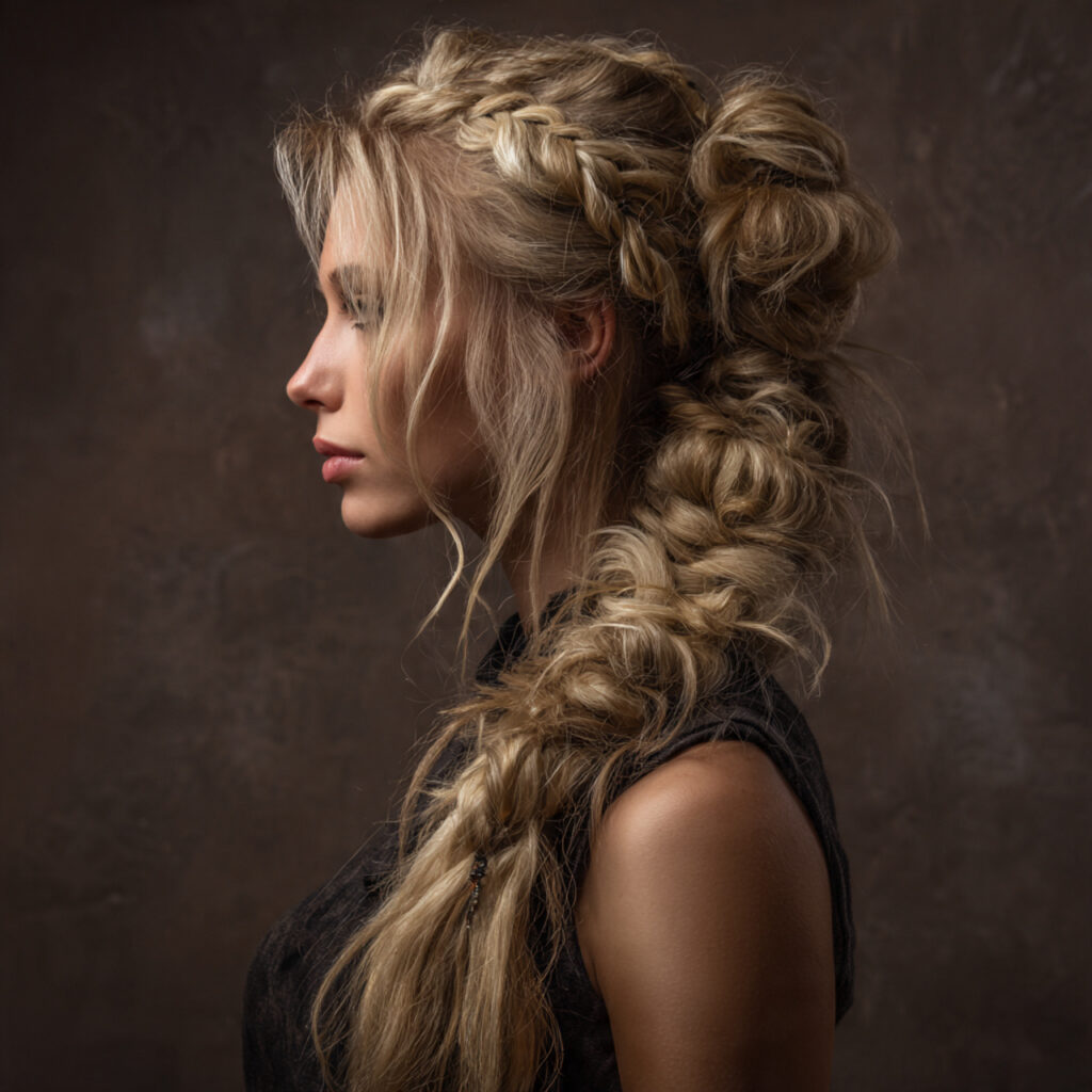 Whimsical Boho Braids for Long Hair