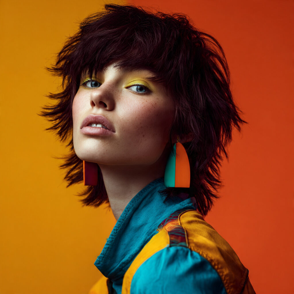 37 Creative Shaggy Mullet Hairstyle Women Ideas for Every Style 6 Choppy Shaggy Mullet with Statement Shape Ideas