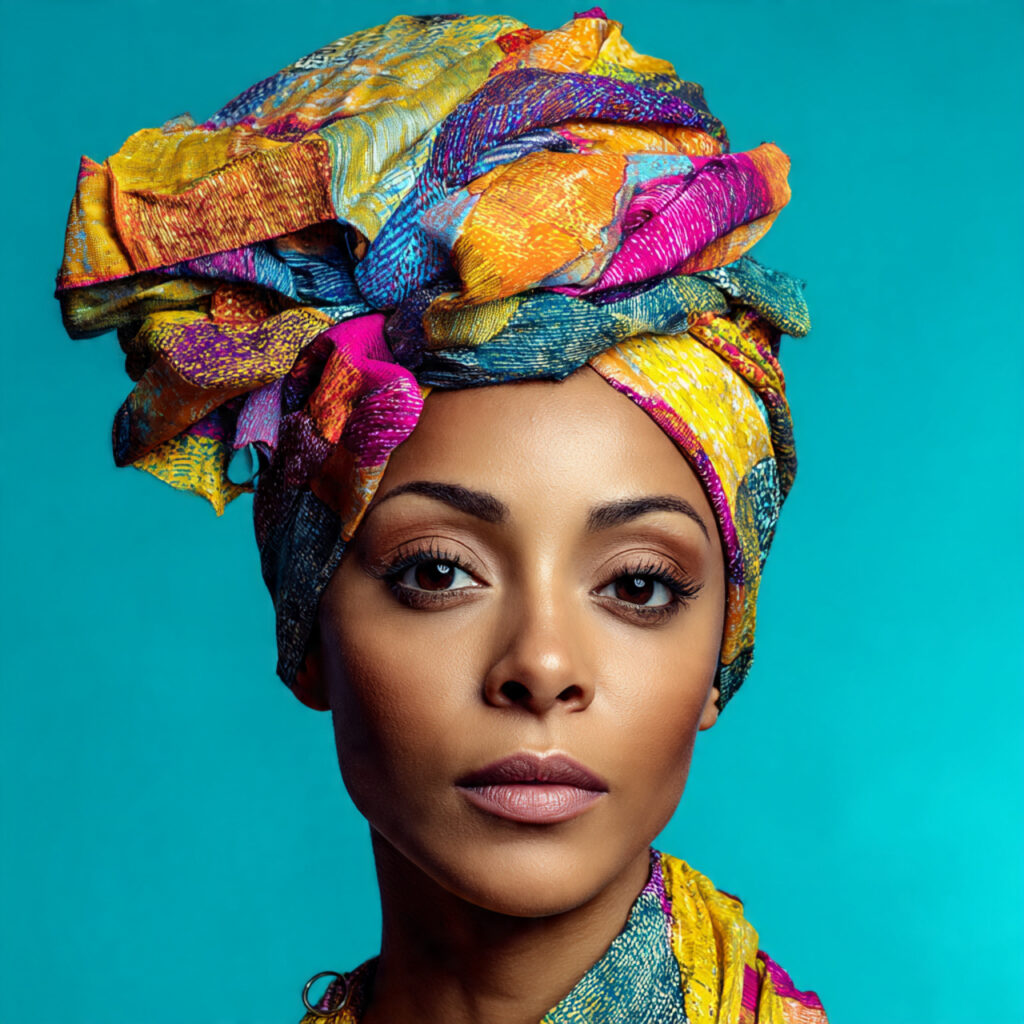 Headwrap Styled Hairstyle Ideas