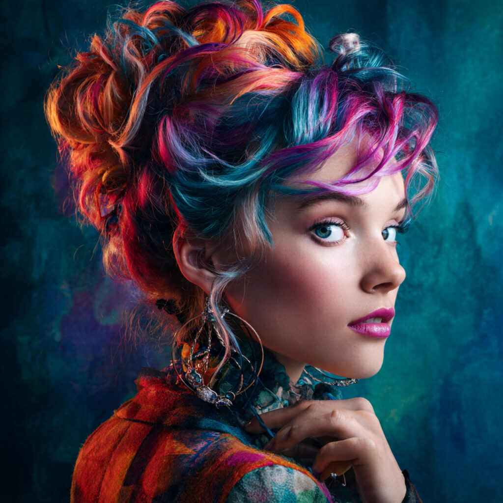 Creative Winter Hair Inspiration Idea