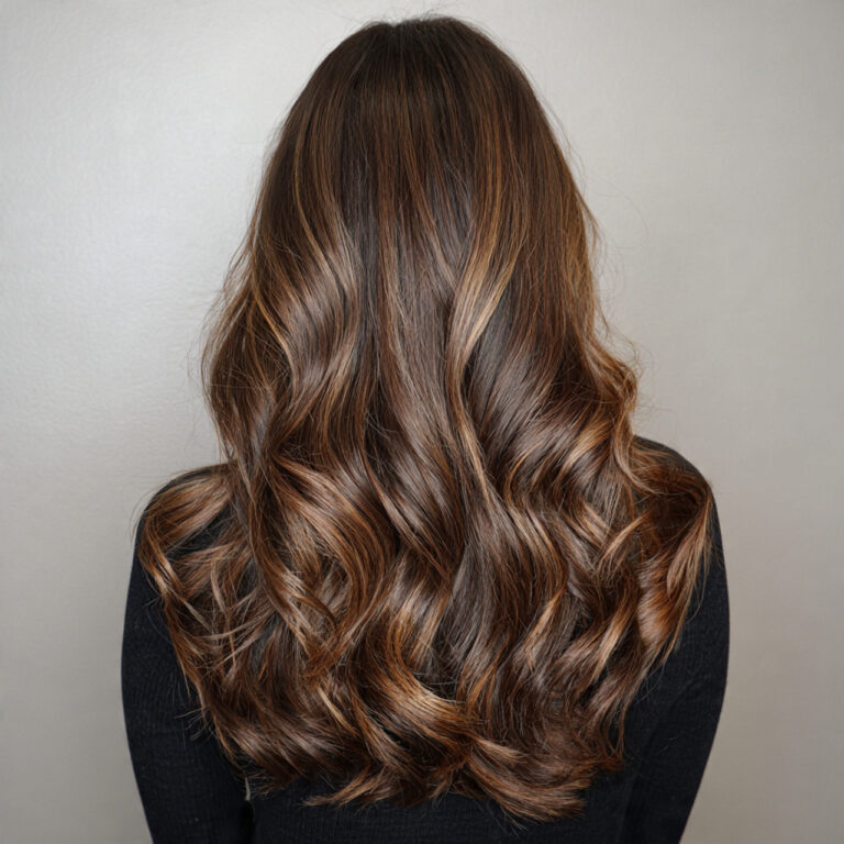 Dimensional Brunette Hair Color