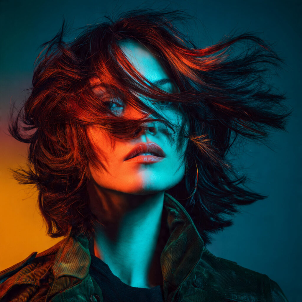 Dramatic layered wolf cut idea