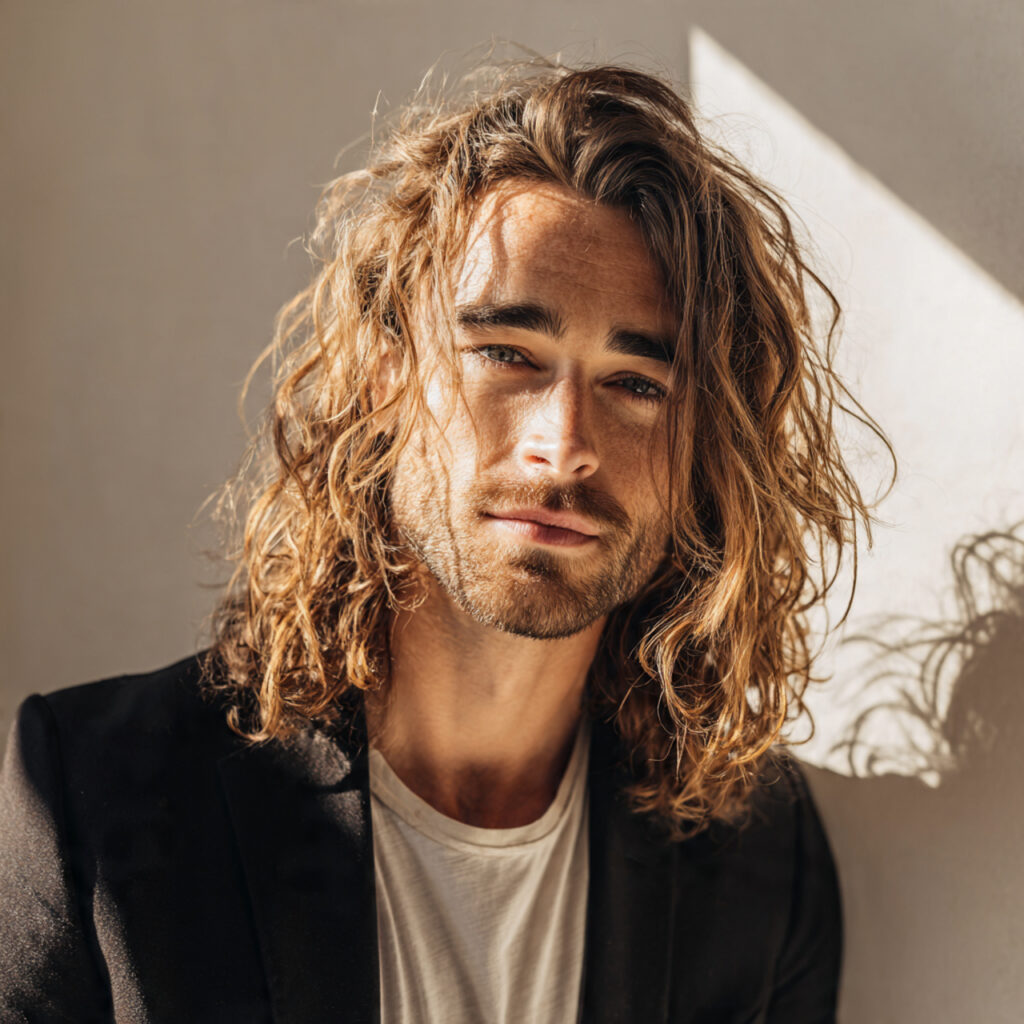 Long Hair with Undone Look Idea