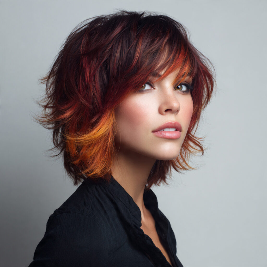 Modern Shag Medium Haircut Ideas