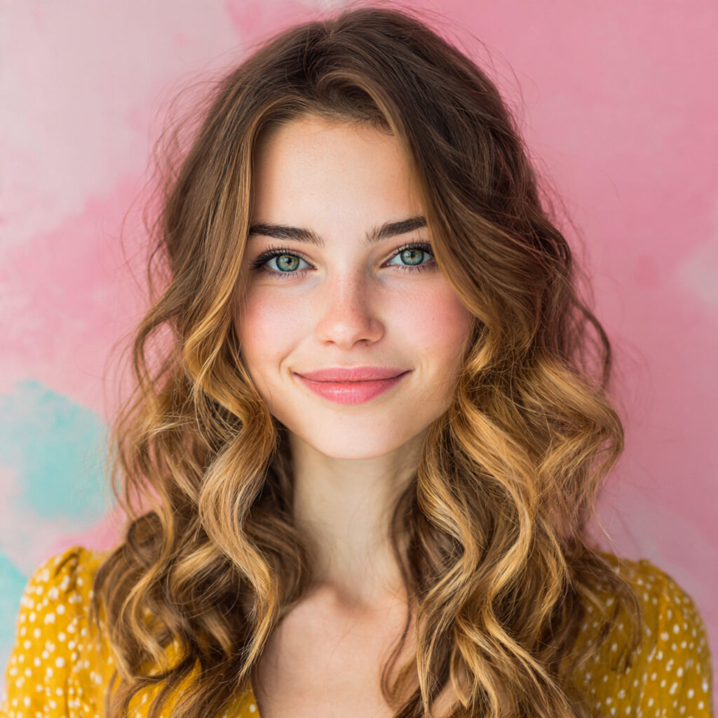 Face-Framing Wavy Holiday Hairstyle Ideas