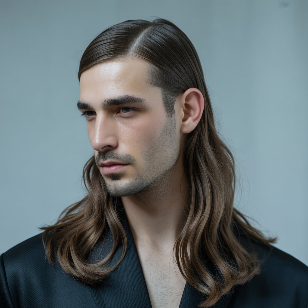 Long Hair with Subtle Taper Idea