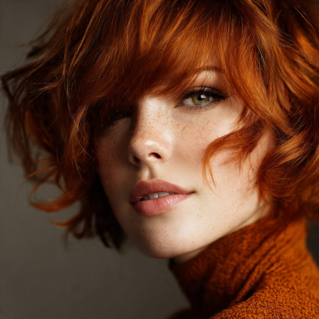 Pumpkin Spice Hair Color Ideas