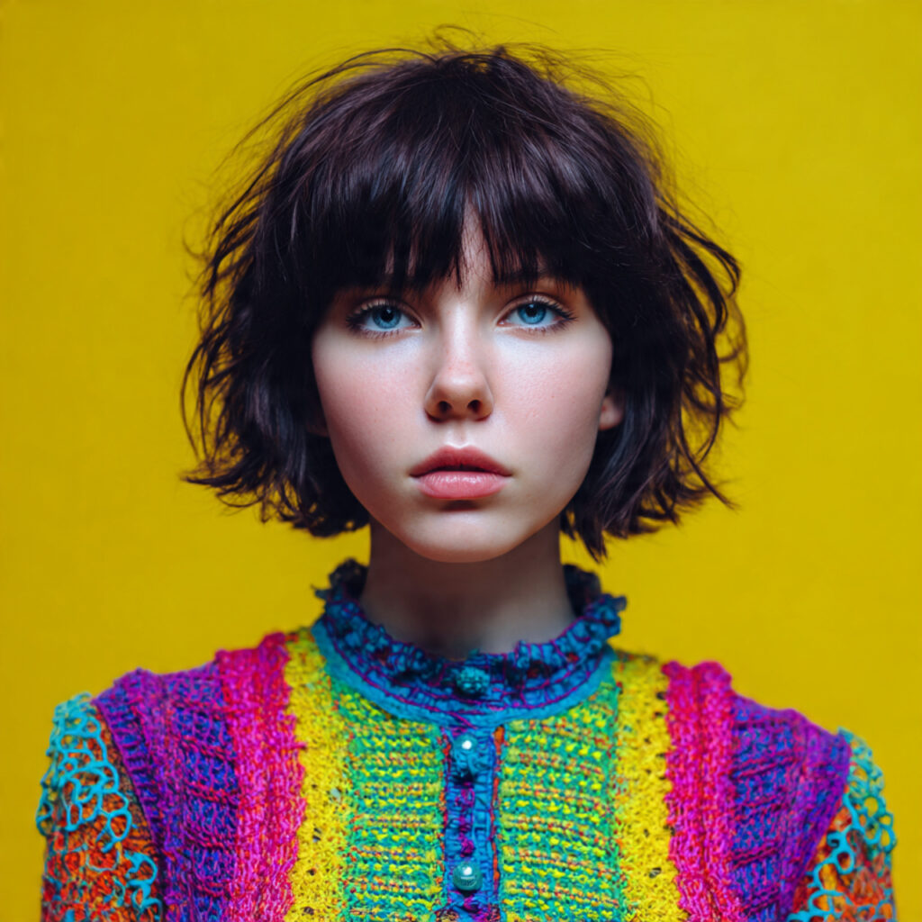 Choppy Fringe Short Hair Ideas