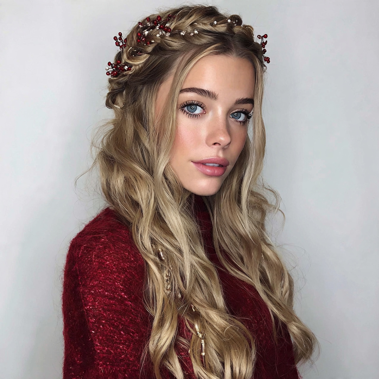 winter hair inspiration winter holiday hairstyles for men New Year and Christmas hairstyles cold weather hairstyle ideas cozy winter hair looks