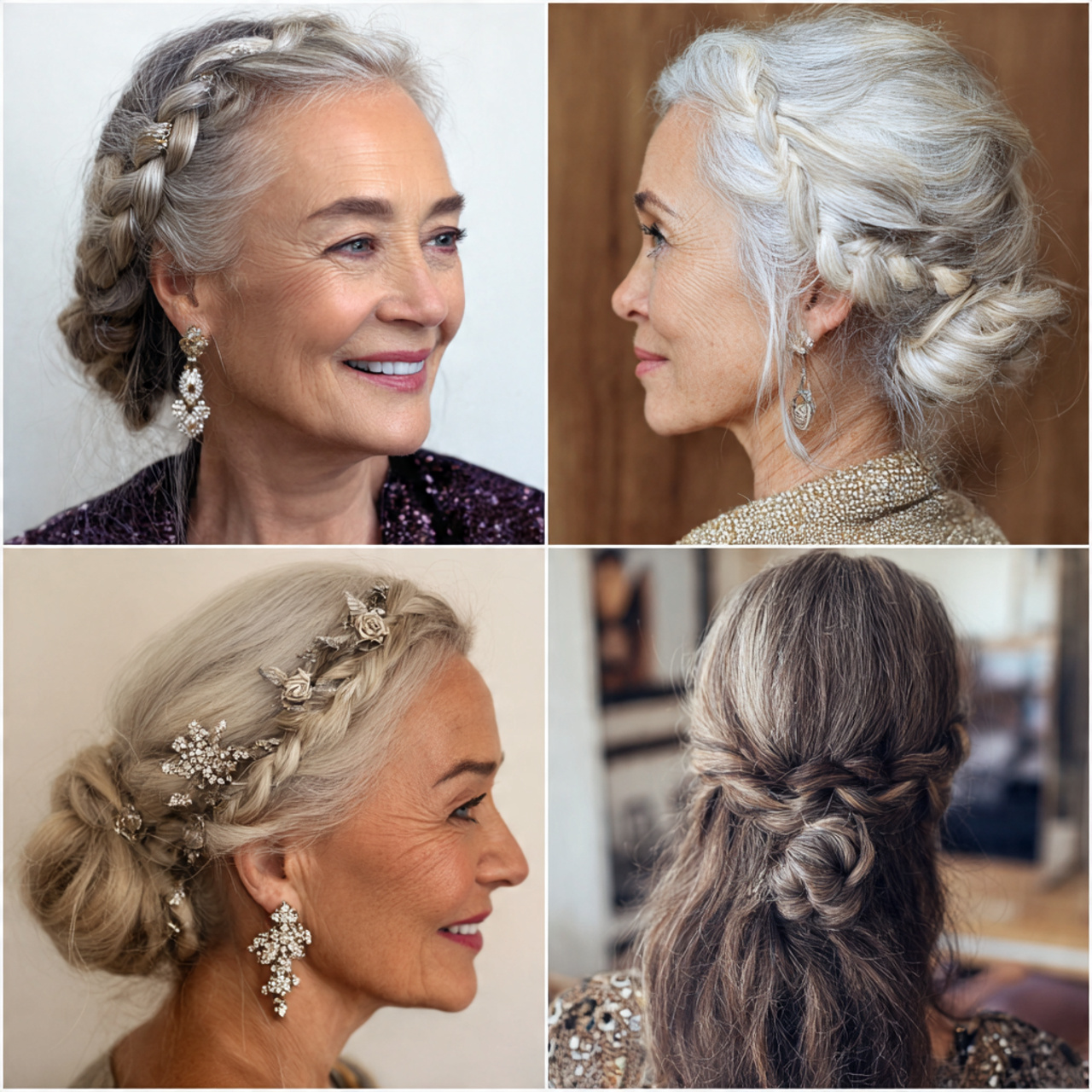 Festive hairstyles for mature women