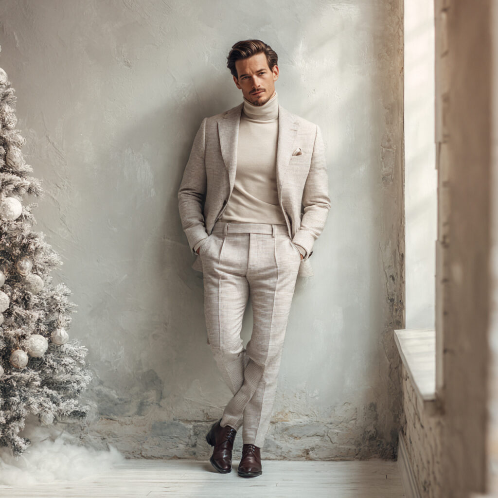 Classic Slicked-Back Holiday Look Ideas