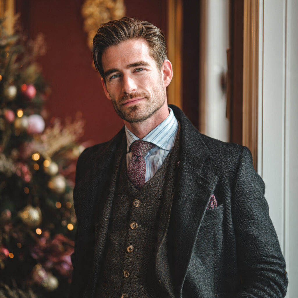 Side-Parted Gentleman Holiday Style Ideas