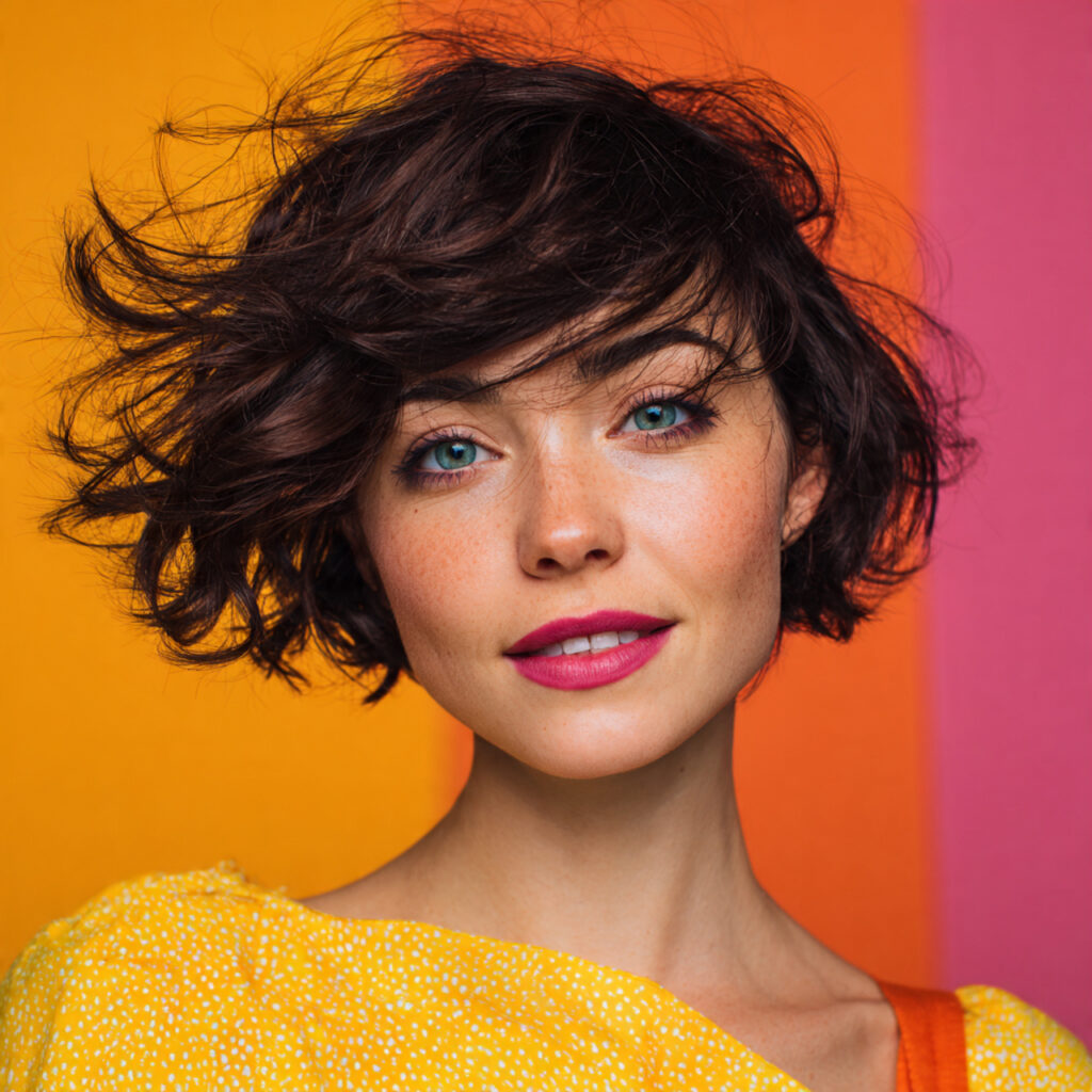 Playful Bixie Cut Style