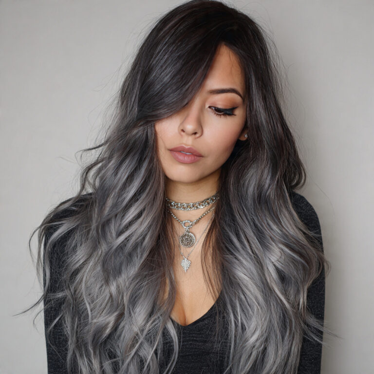 Gray Blending Hair Color