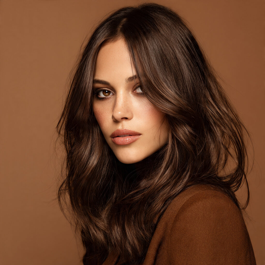 Smoky Brunette Color Ideas