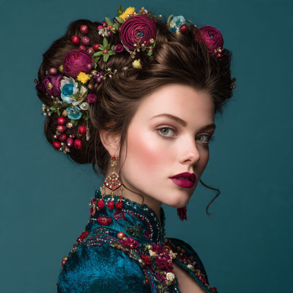 Luxury-Inspired Festive Hairstyle Aesthetic Ideas