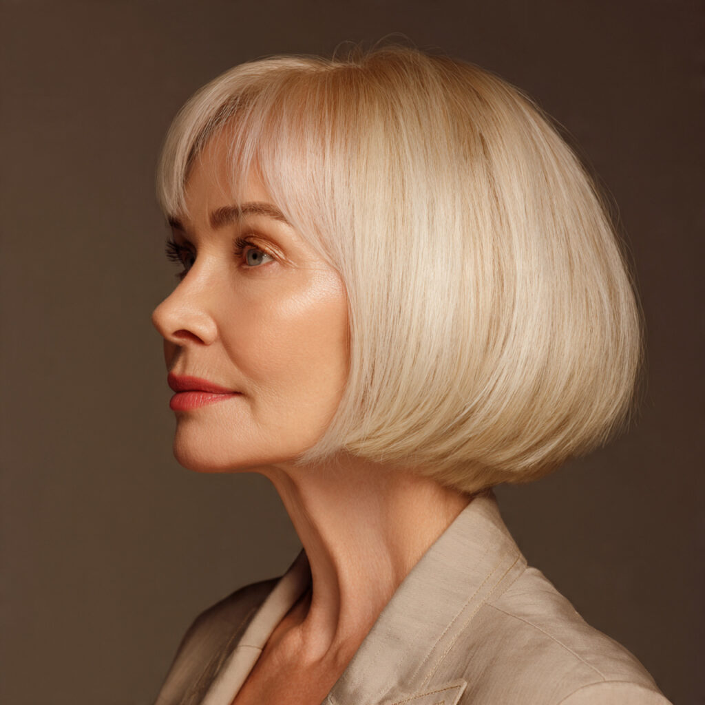 Polished Bob Hairstyles Ideas for Women Over 50