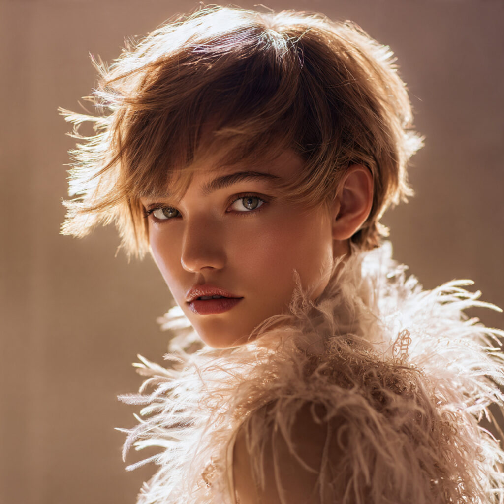 Feathered Short Hair Ideas