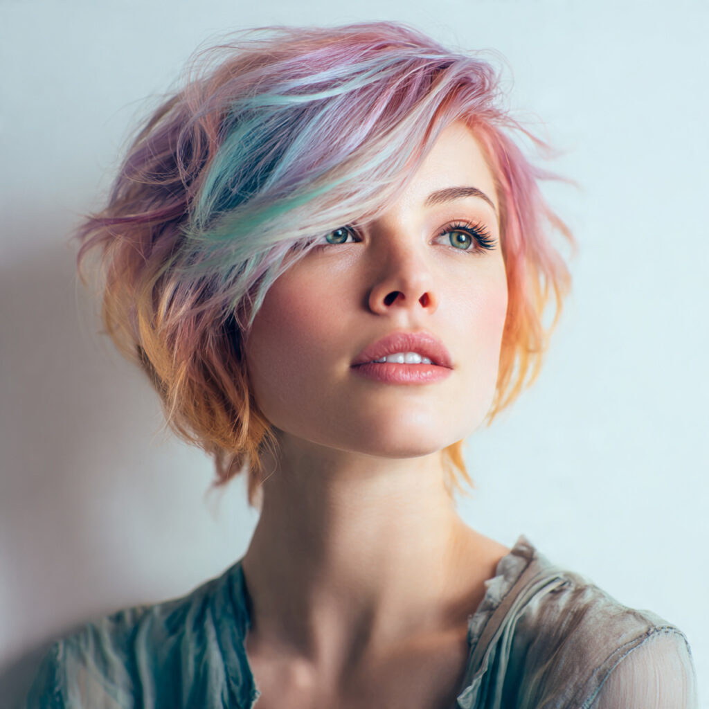 Airy Medium Haircut Ideas