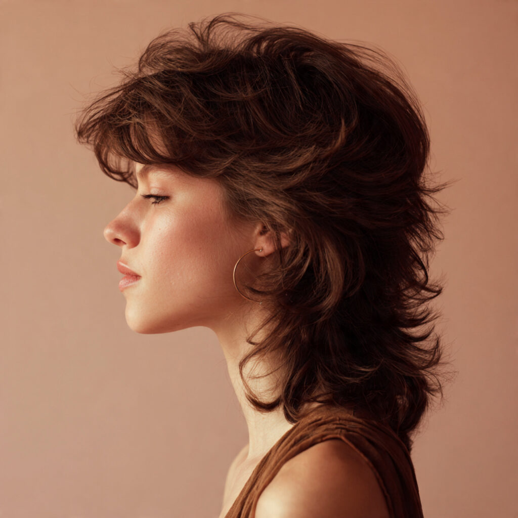 37 Creative Shaggy Mullet Hairstyle Women Ideas for Every Style 28 Shaggy Mullet with Soft Volume Crown Ideas