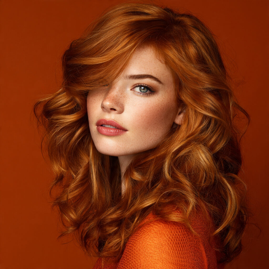 Rusty Copper Hair Color Ideas