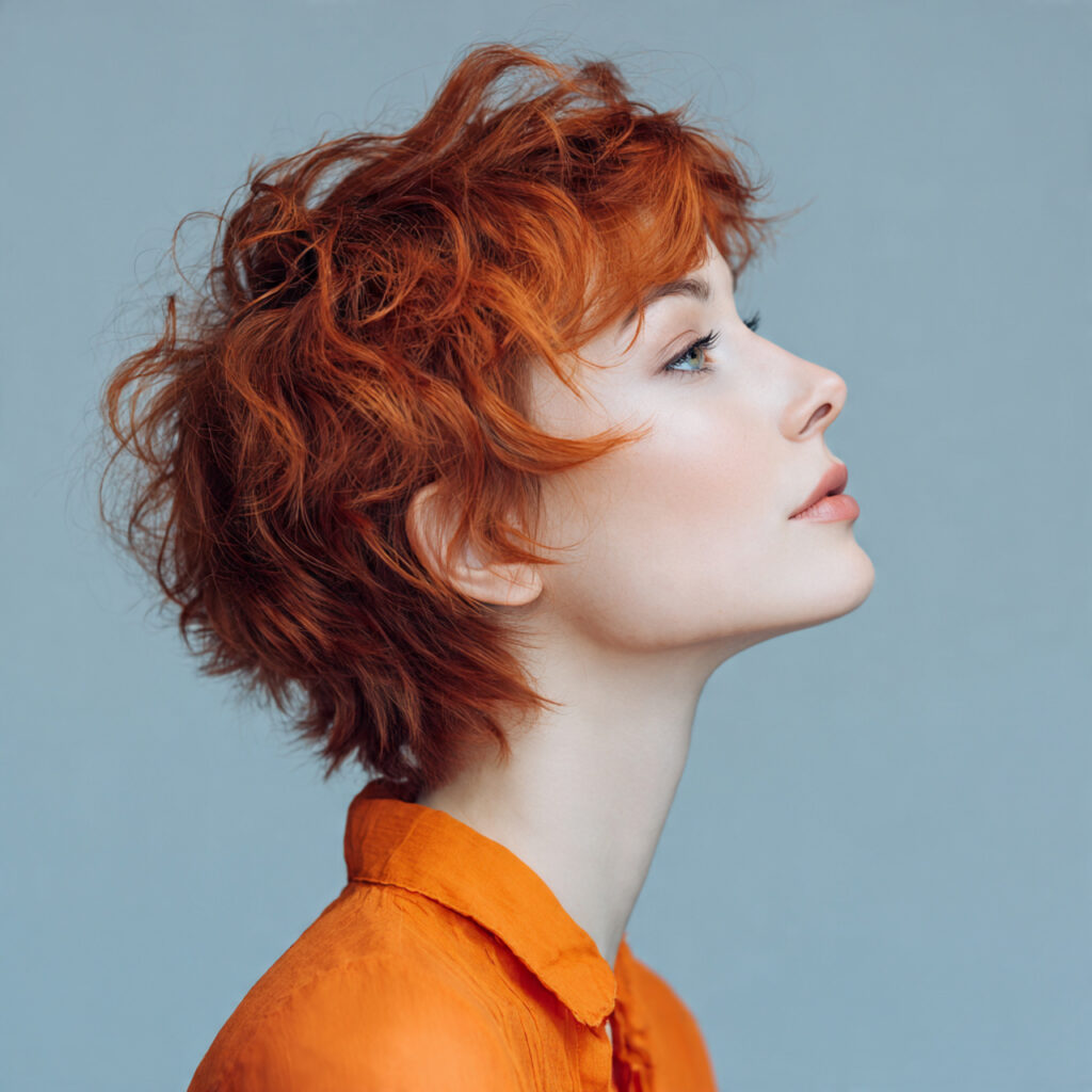 Soft Textured Pixie Mullet Ideas