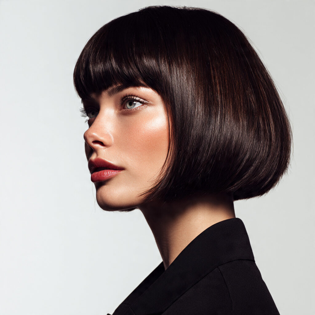 Blunt Cut Medium Hair Ideas