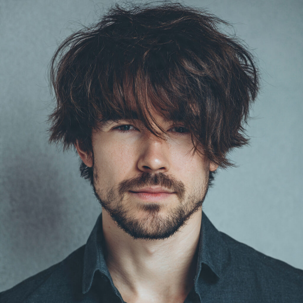 Soft Fringe Edgar Haircut Idea