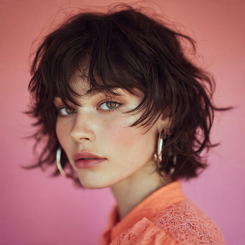 37 Creative Shaggy Mullet Hairstyle Women Ideas for Every Style 2 Soft Shaggy Mullet with Natural Layers Ideas