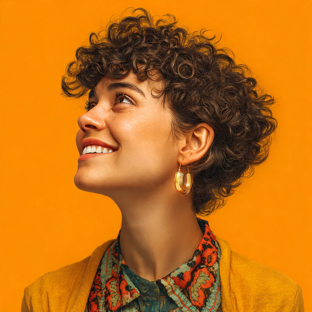 Curly Pixie Mullet Ideas