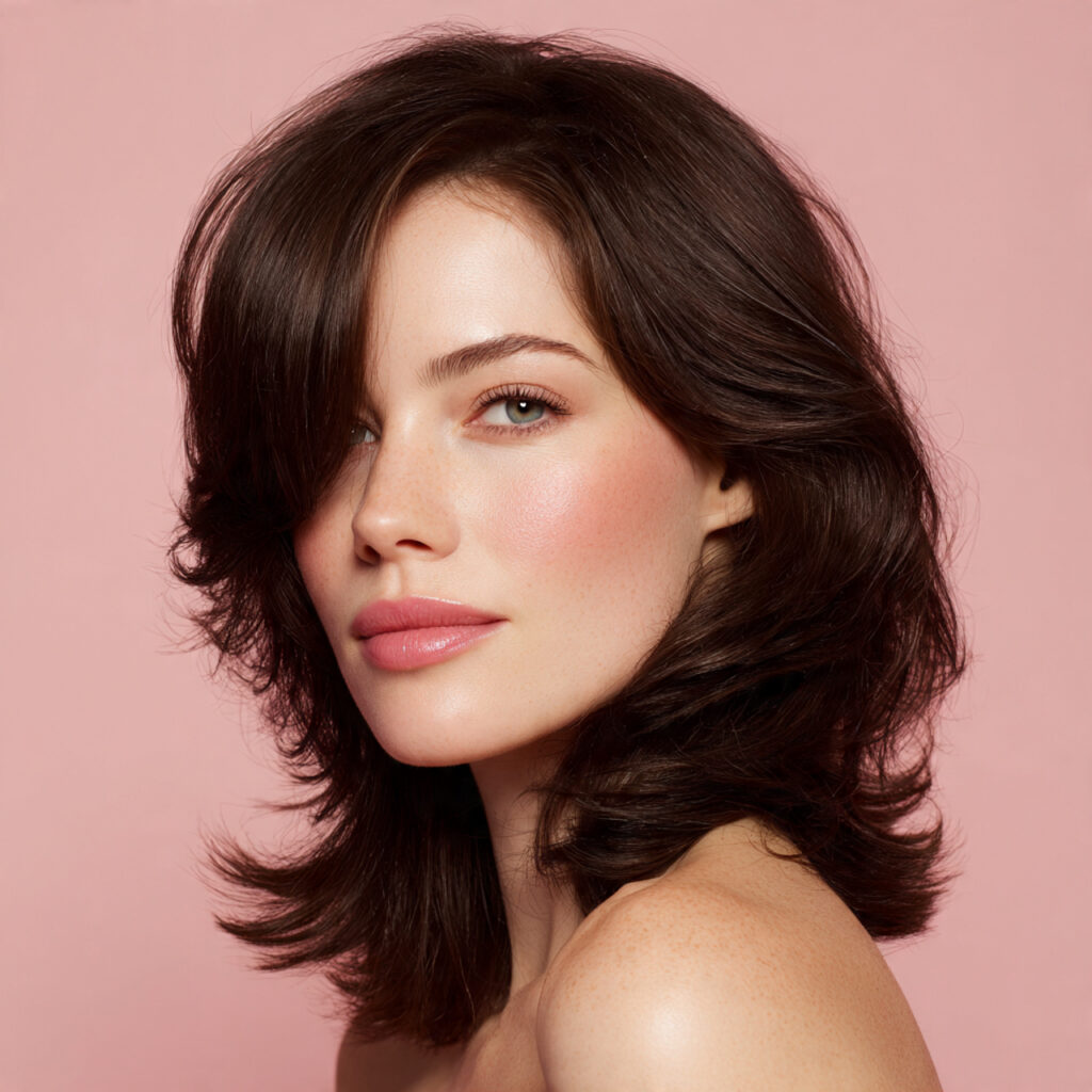 Soft Layered Wixie Cut Idea