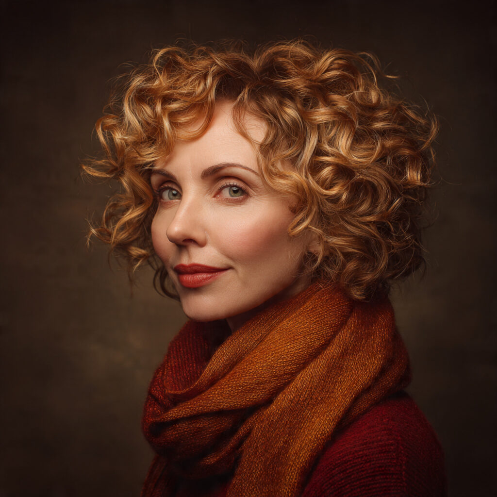 Soft Curl Festive Hairstyle Aesthetic Ideas