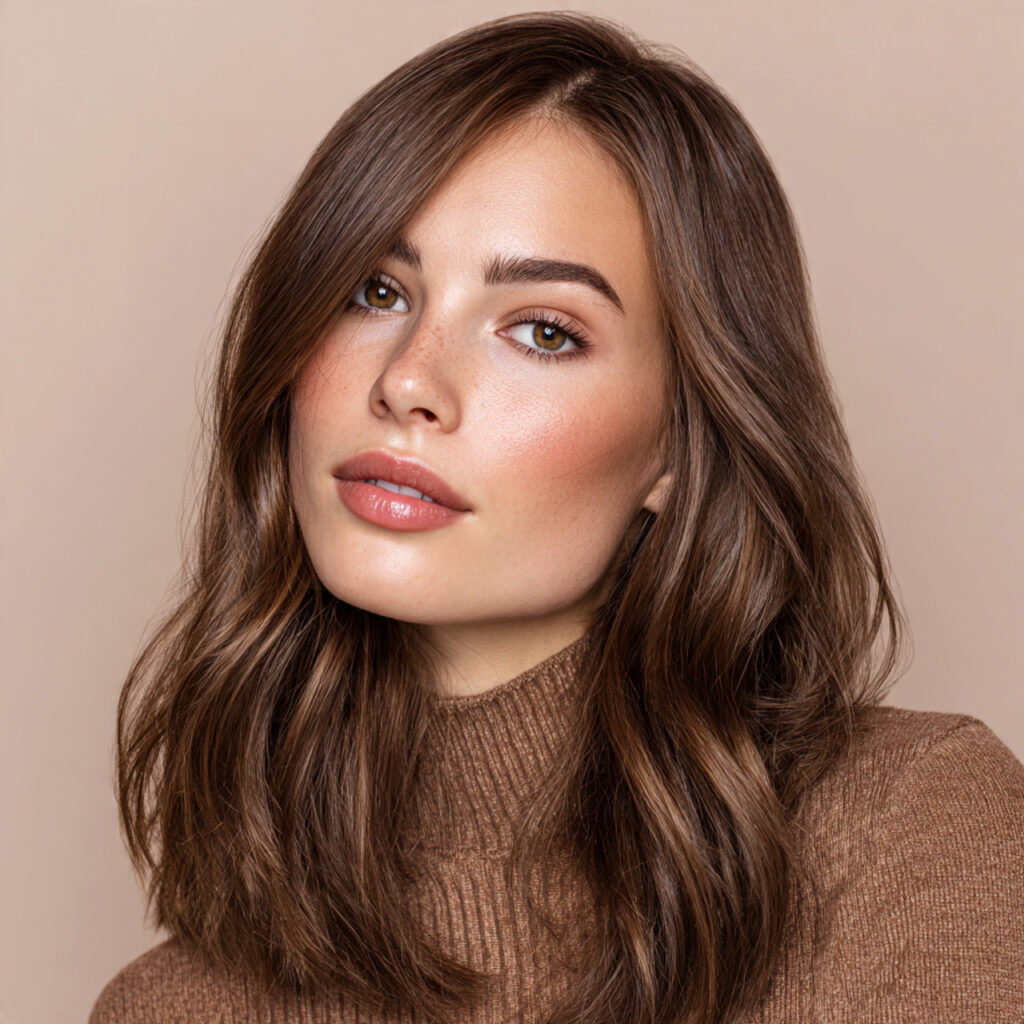 Soft Mocha Hair Color Ideas