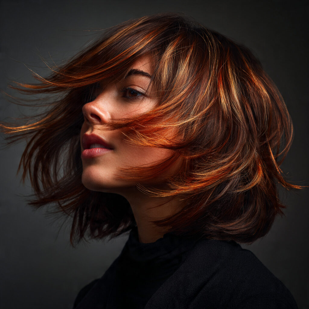 Medium Haircut with Movement Ideas