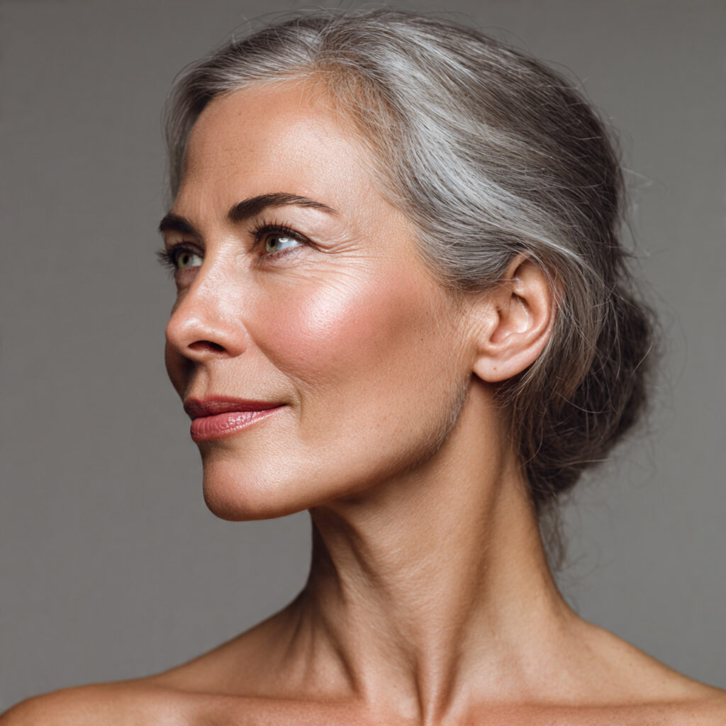 Elegant Gray Blend with Subtle Low Lights Idea