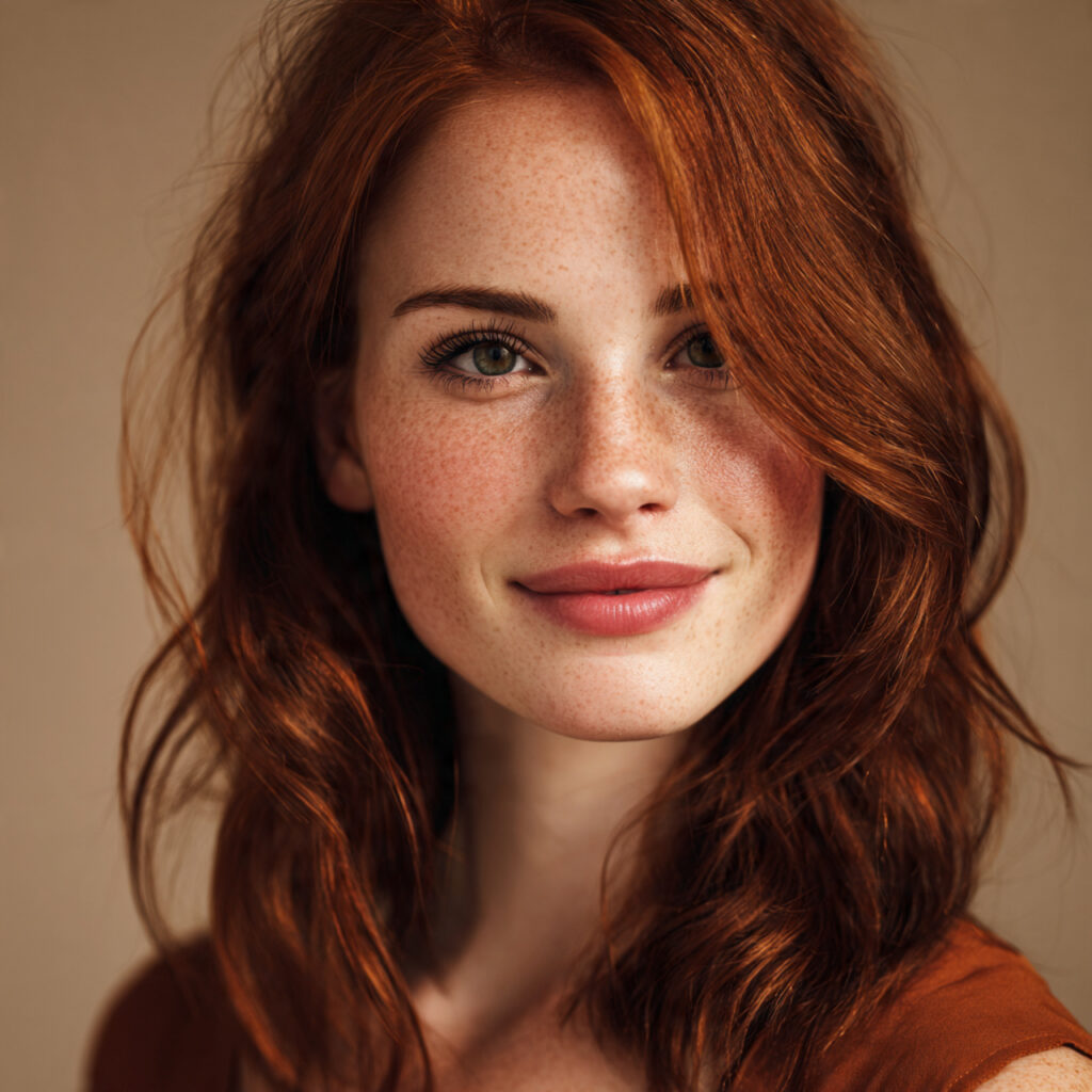 Soft Auburn Hair Color Ideas