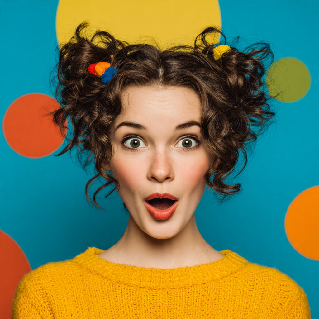 Playful Festive Hairstyle Aesthetic Ideas