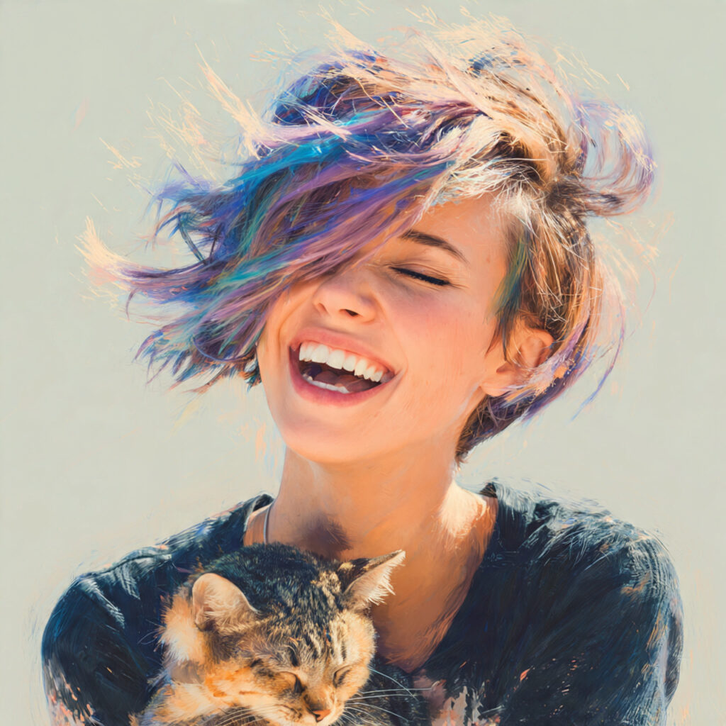 Playful Kitty Haircut Idea