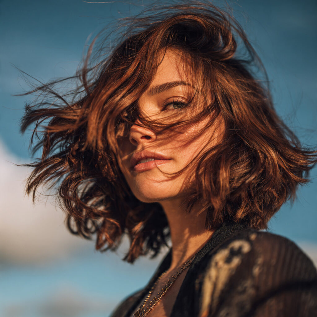 Natural movement wolf cut idea