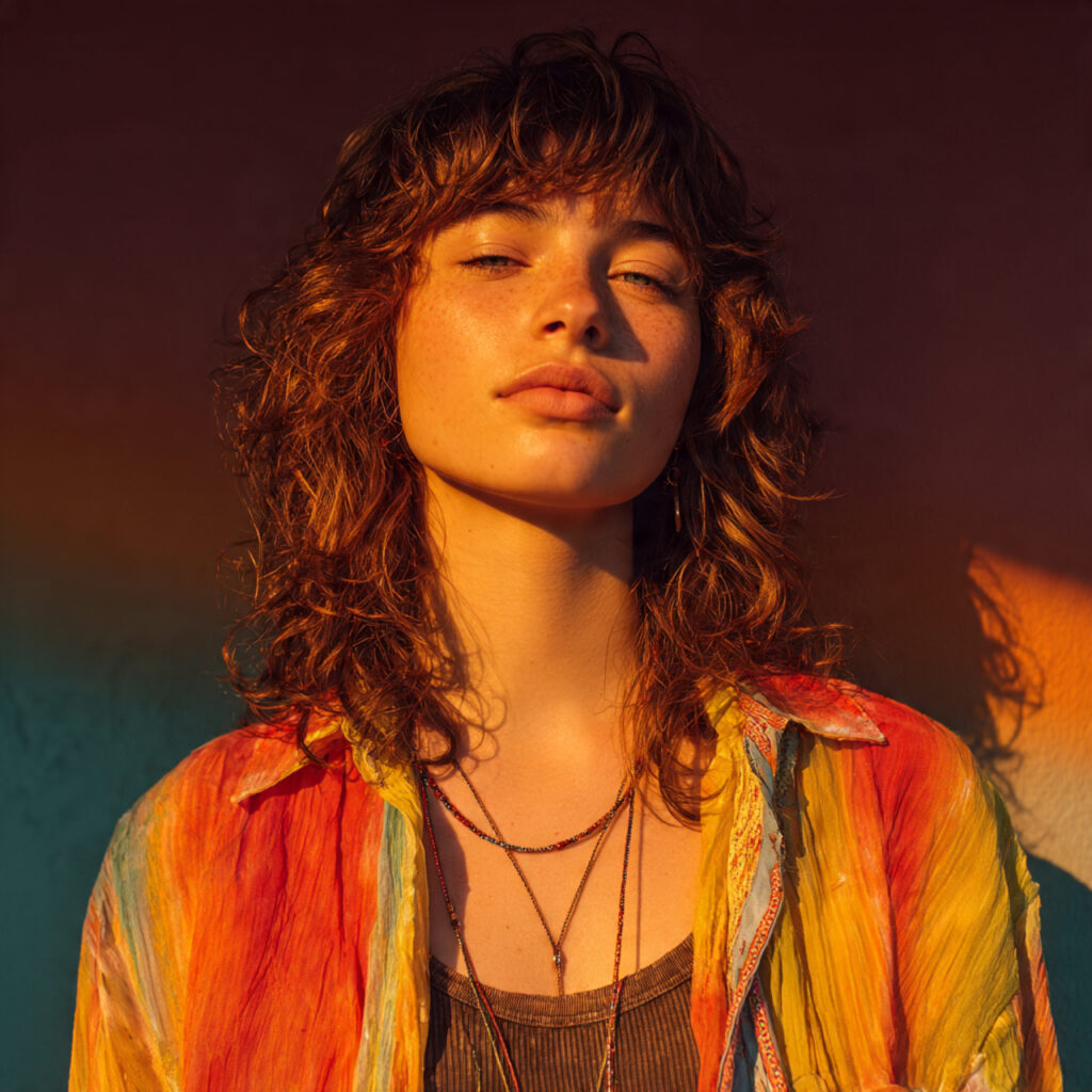 37 Creative Shaggy Mullet Hairstyle Women Ideas for Every Style 32 Shaggy Mullet with Free-Spirited Aesthetic Ideas