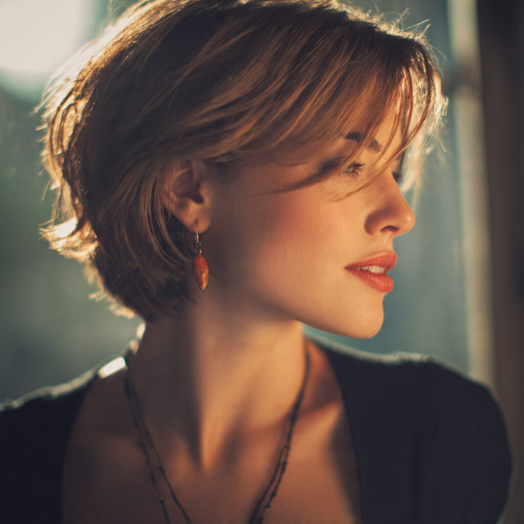 Collarbone-Grazing Short Hair Ideas