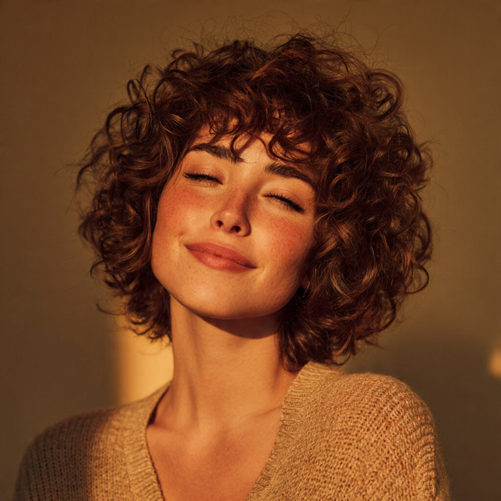 Relaxed Short Curls Ideas