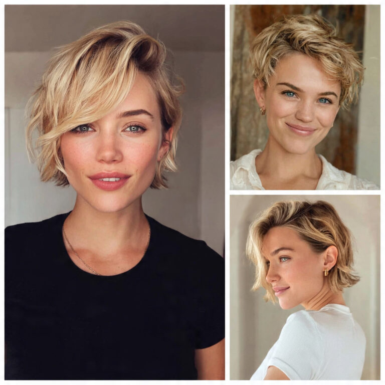 Low maintenance short haircut inspiration