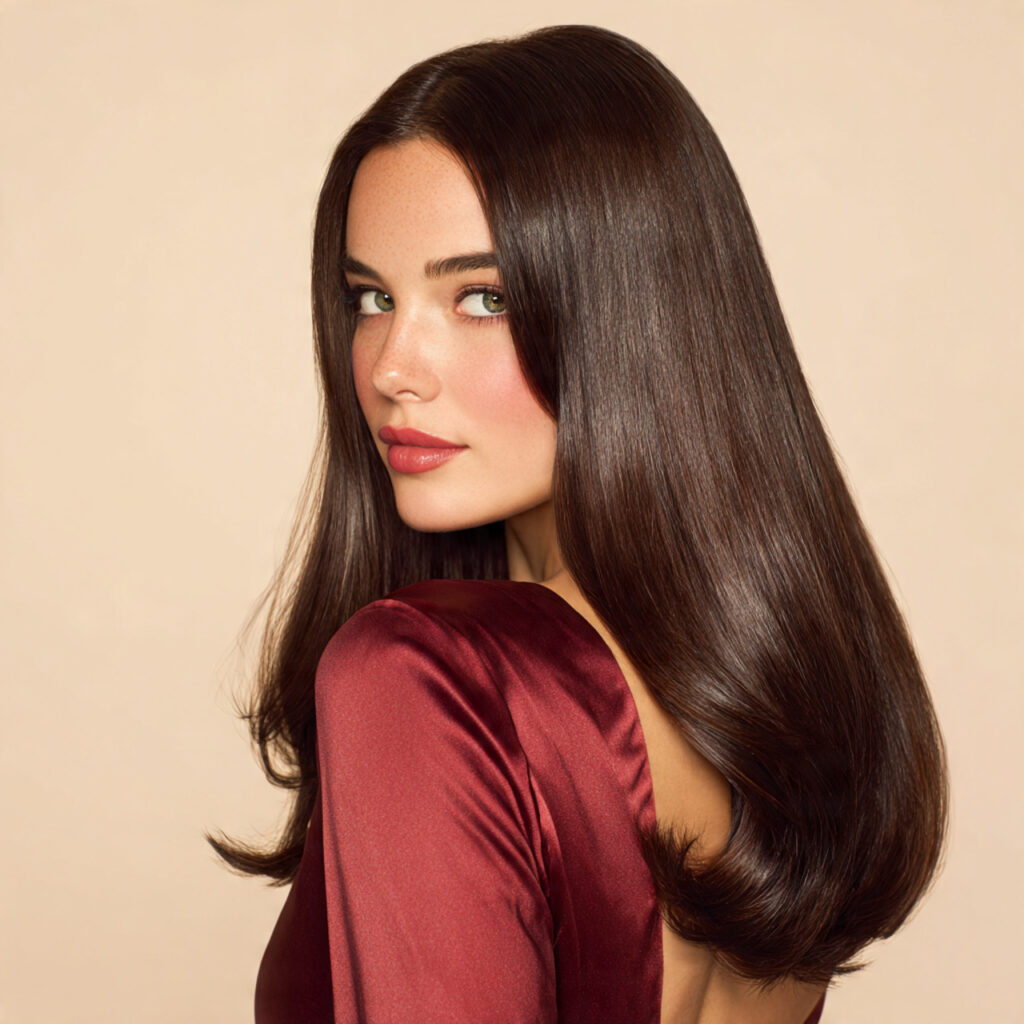 Satin Finish Brunette Ideas