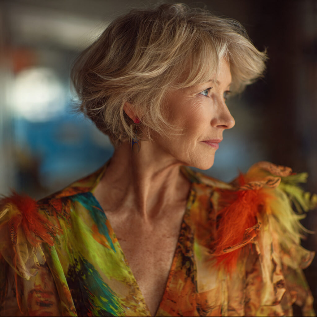 Feathered Short Hairstyle Ideas